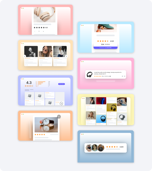 Review widgets built for trust