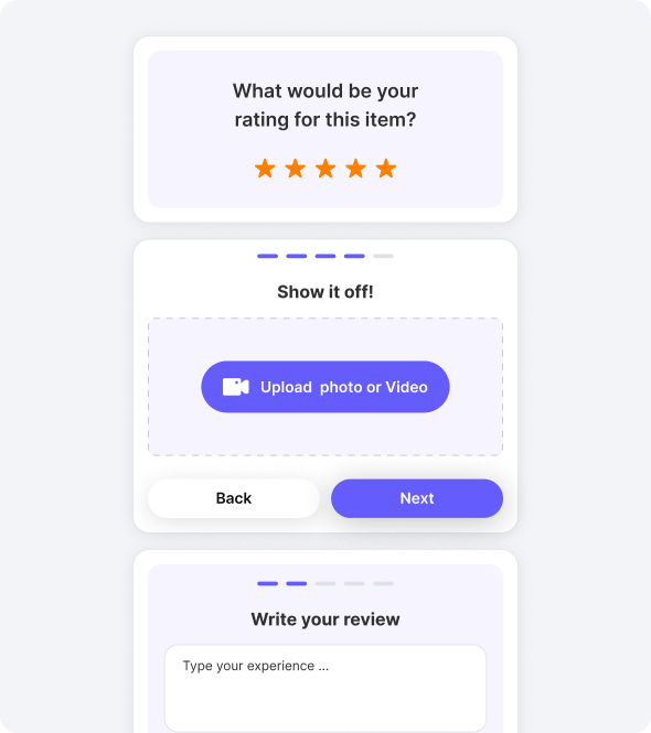 Flexible review form