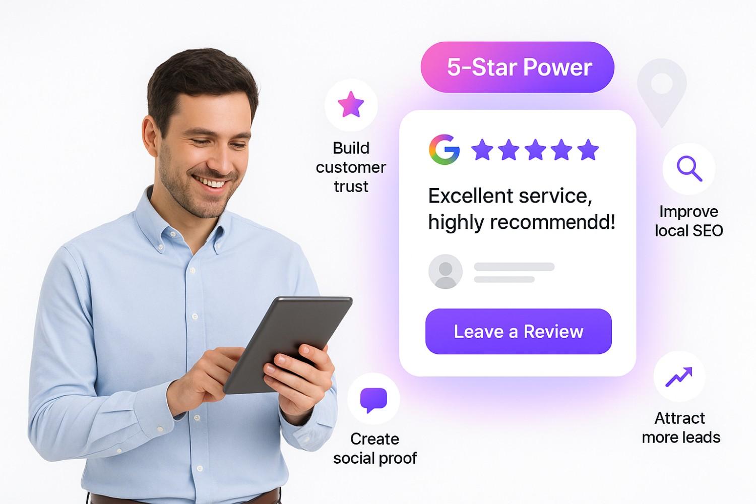 Why 5-star Google Reviews matter for your business