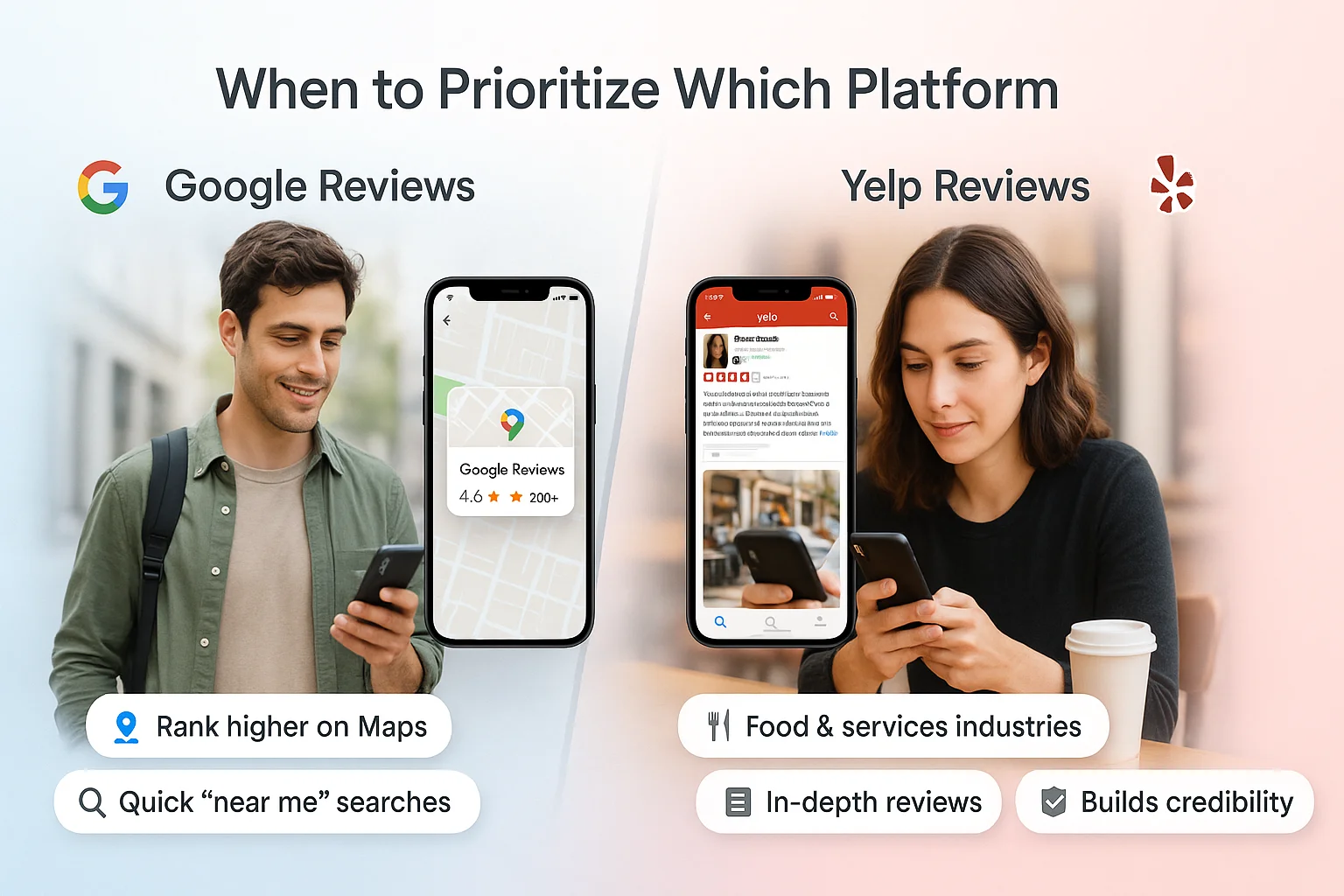 When to prioritize which platform