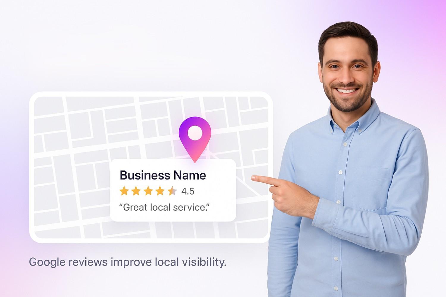 Helps you show up in local searches