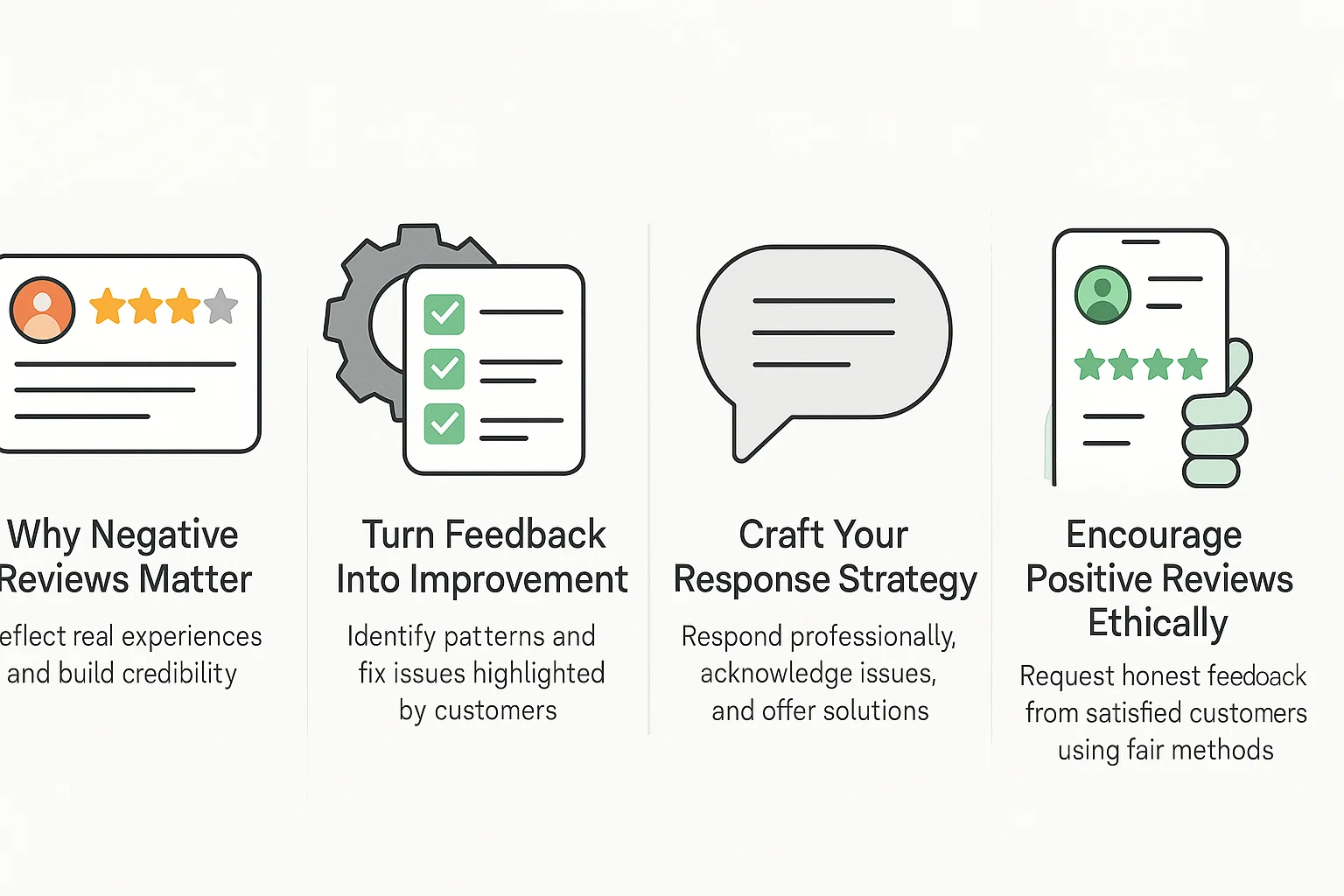 Handling negative but legitimate reviews