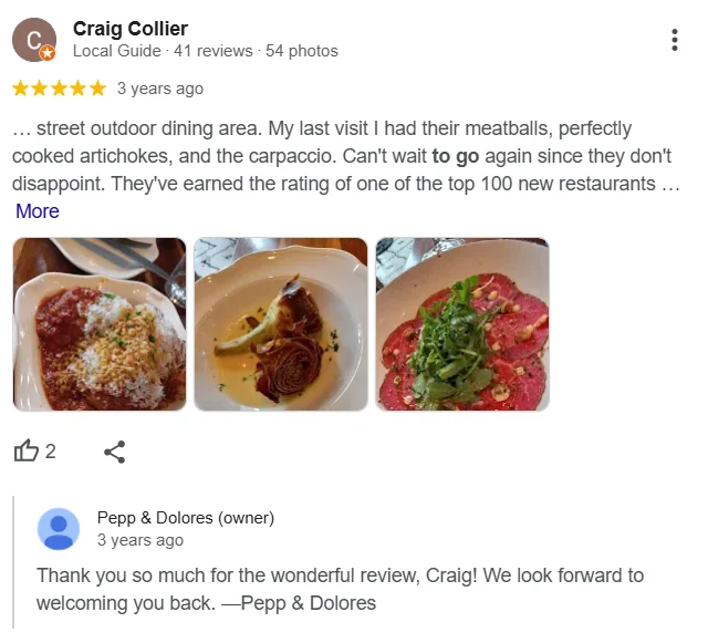 The “Takeout That Impressed” Review