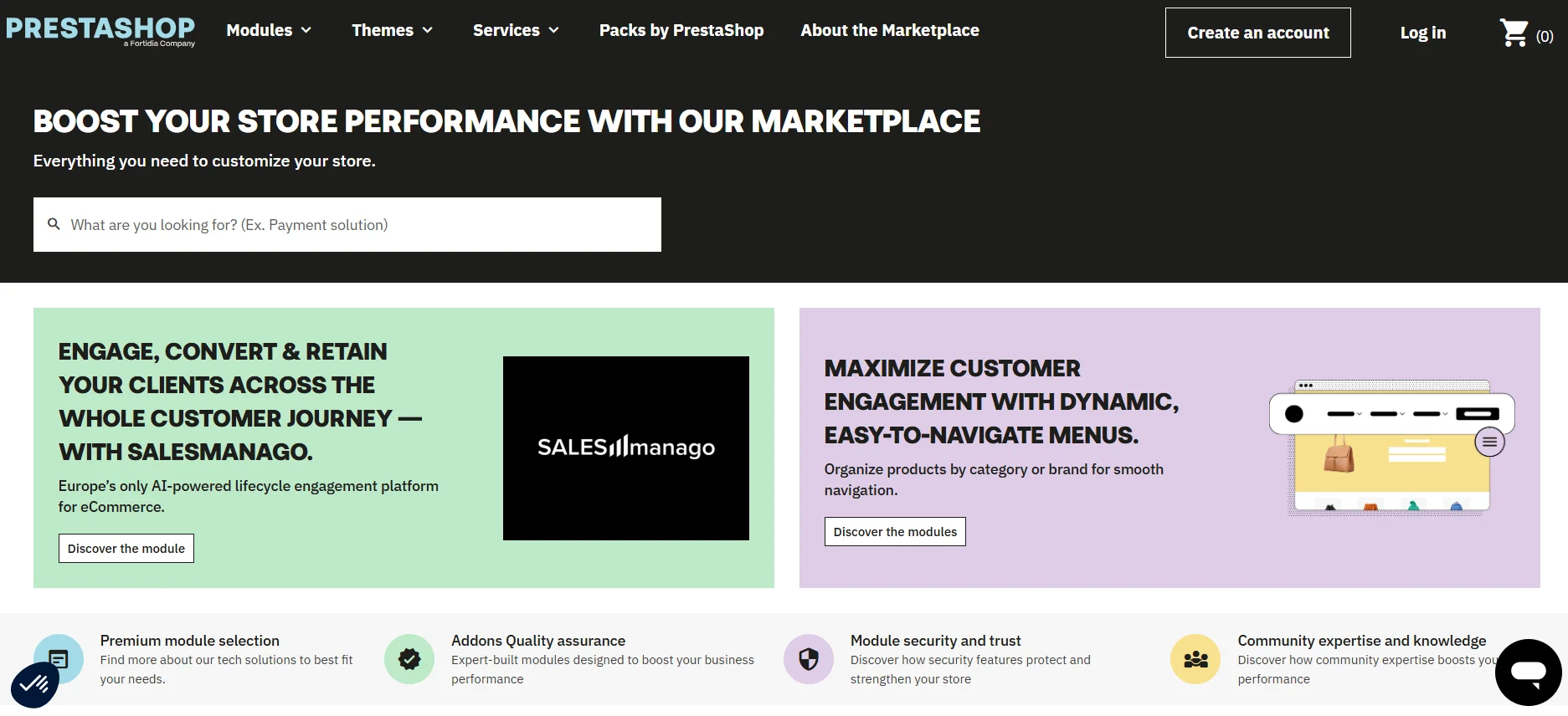 PrestaShop Modules and Extensions