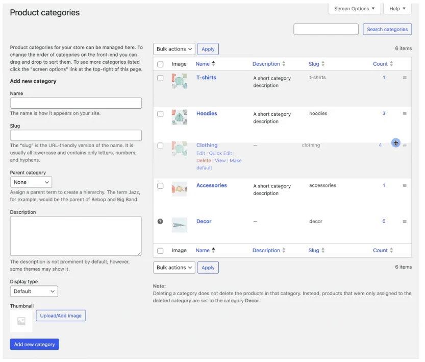 Product and Stock Management