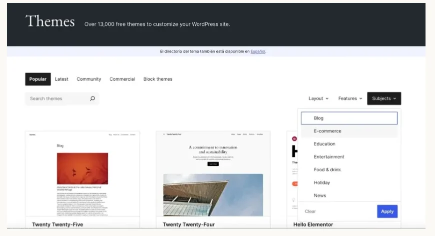 Customization & Themes