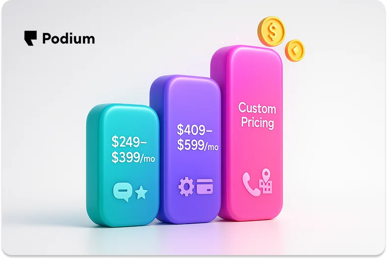 Podium pricing breakdown