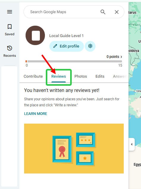 How to edit a Google Maps Review 