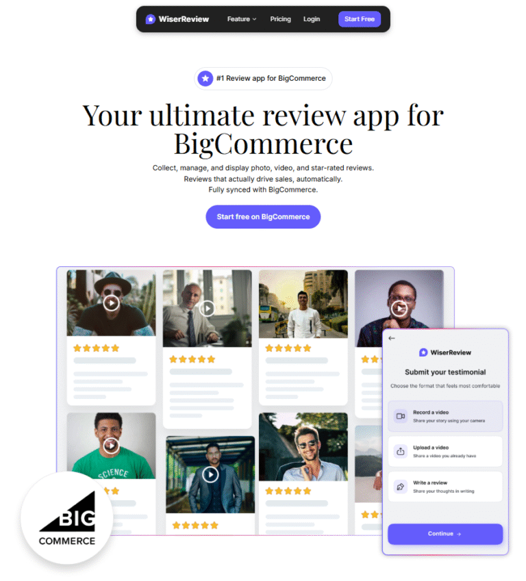 review app for BigCommerce 