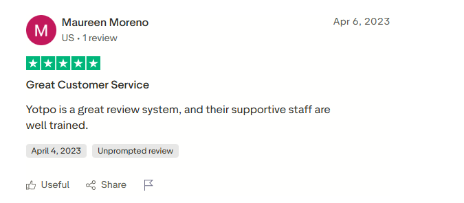 Yotpo reviews Trustpilot 