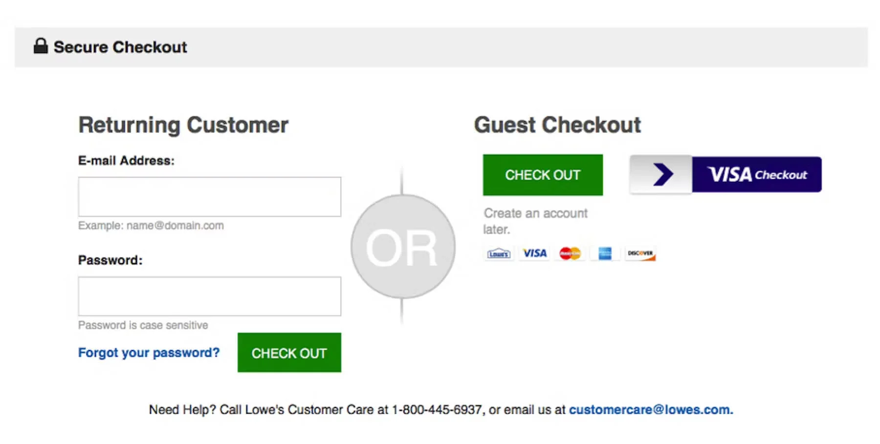 Enable guest checkout 