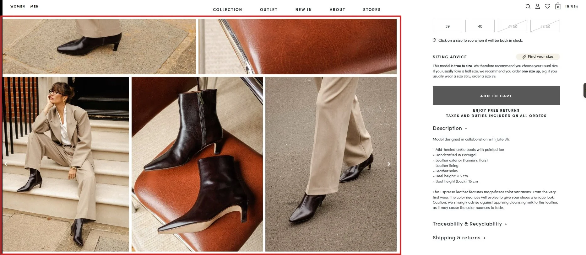 Use high-quality, fast-loading product images 