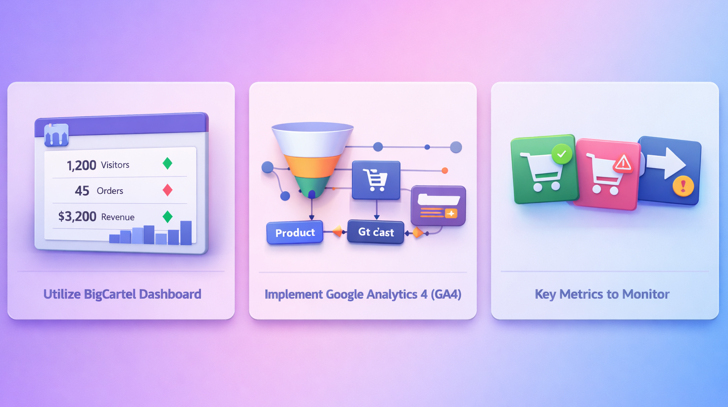 How to improve BigCartel conversion rate