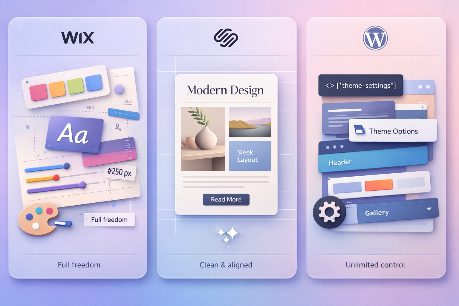 squarespace vs wix vs wordpress