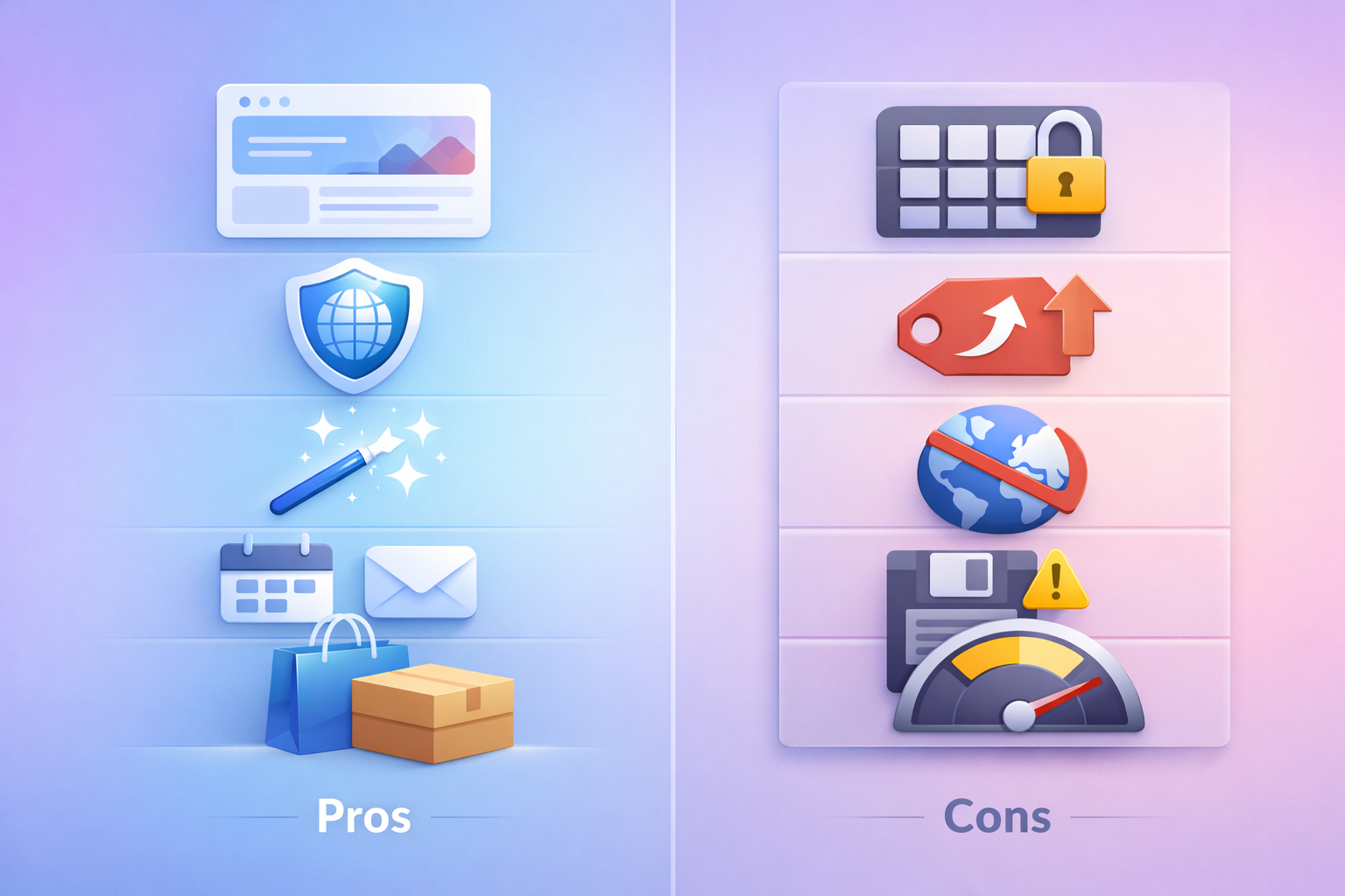 Pros and cons of using Squarespace