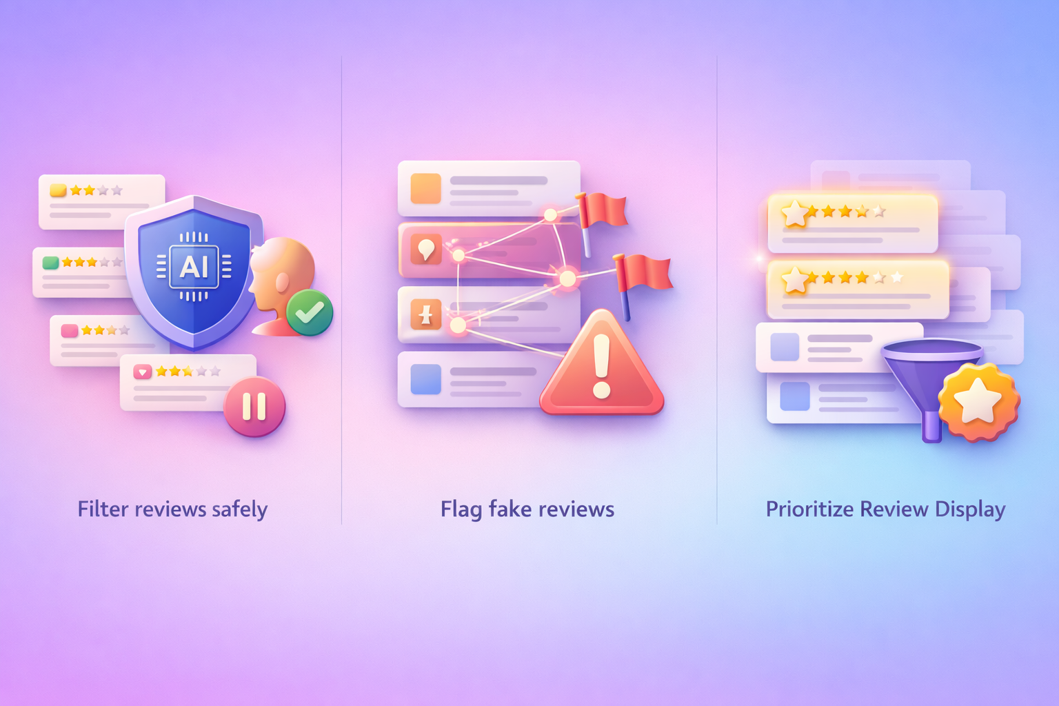 Moderate and Filter Reviews