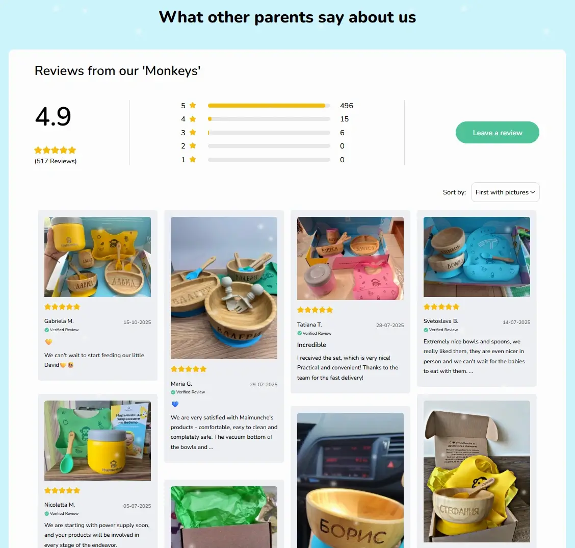 My Munche Testimonial Example