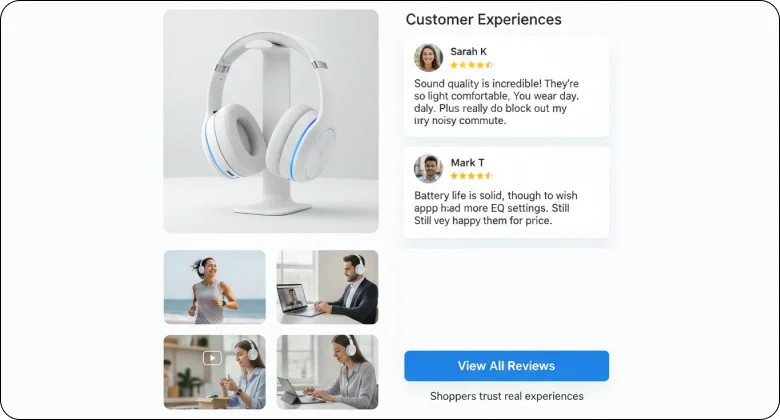 Use Reviews and UGC as Conversion Drivers
