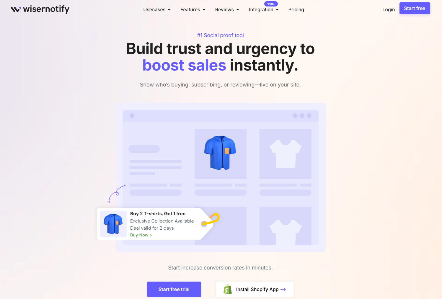 WiserNotify home page