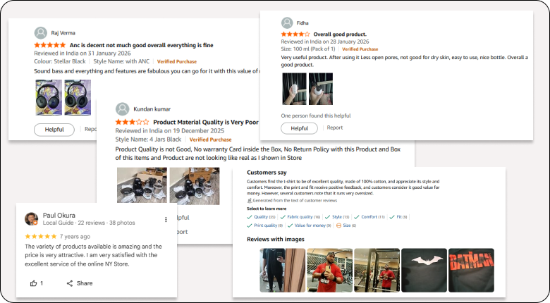 Google reviews for e-commerce