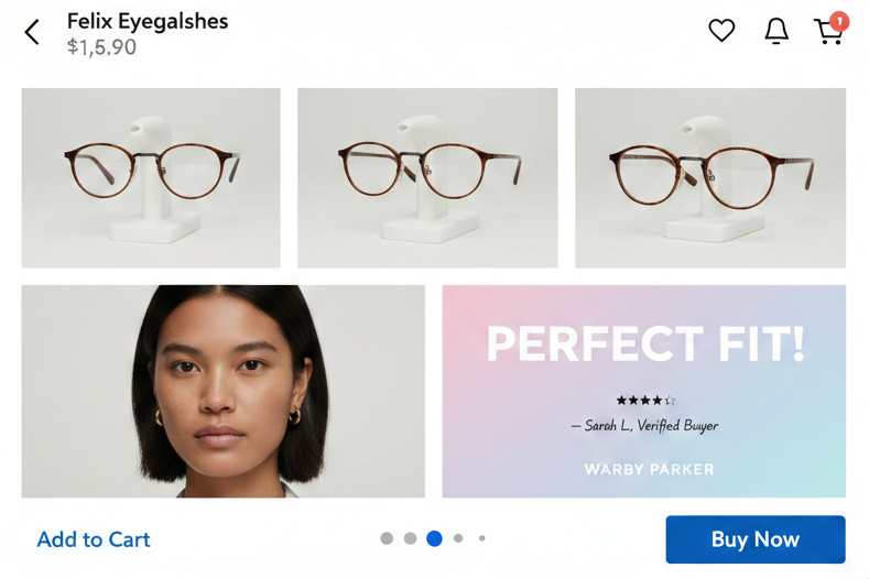 Highlighted Review Snippets in the Product Gallery